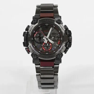 Pre-owned Casio G-shock Mtg-b3000bd-1ajf Analog & Digital Quartz Radio Solar Black Black