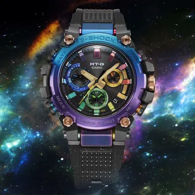 Pre-owned Casio G-shock Mtg-b3000dn-1ajr Mt-g Bluetooth Radio Solar Watch Carbon 50.9mm