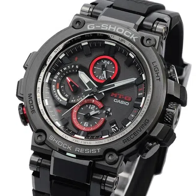 Pre-owned Casio G-shock Mtg Mtg-b1000b-1ajf Bluetooth Radio Solar Watch Black 51.7mm