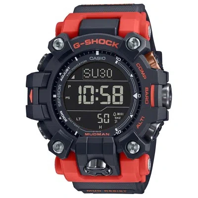 Pre-owned Casio G-shock Mudman Gw-9500-1a4jf Black Carbon Core Men's Watch In Box