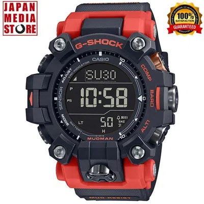 Pre-owned Casio G-shock Mudman Gw-9500-1a4jf Master Of Carbon Core Atomic Men Watch