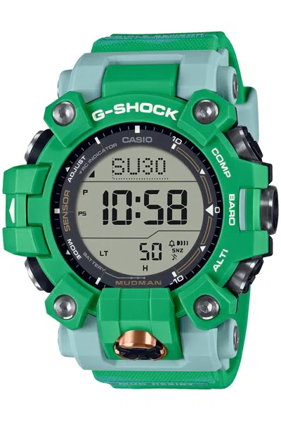 Pre-owned Casio G-shock Mudman Gw-9500kj-3jr Earthwatch Limited Solar Radio Men Watch