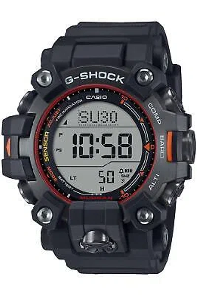 Pre-owned Casio G-shock Mudman Gw-9500mec-1jf Emergency Color Solar Radio Men Watch