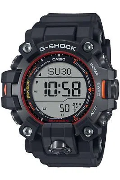 Pre-owned Casio G-shock Mudman Gw-9500mec-1jf Emergency Color Solar Radio Men Watch