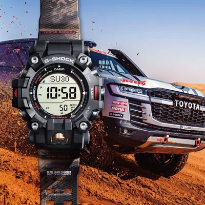 Pre-owned Casio G-shock Mudman Gw-9500tlc-1jr Team Land Cruiser Limited Radio Solar Watch