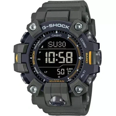 Pre-owned Casio G-shock Mudman Gw9500-3 Master Of Carbon Core Atomic Solar Men Watch