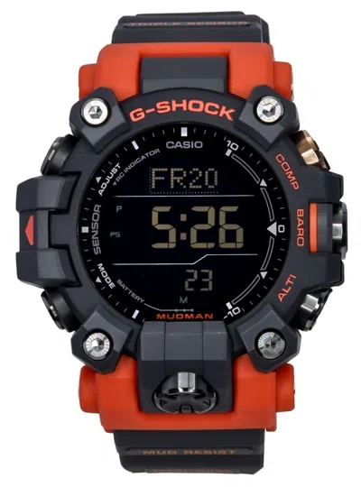 Pre-owned Casio G-shock Mudman Master Of G-land Digital Compass Gw9500-1a4 200m Mens Watch