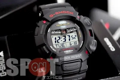 Pre-owned Casio G-shock Mudman Tough Solar Watch G-9010-1 In Dim Gray