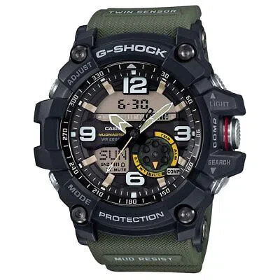 Pre-owned Casio G-shock Mudmaster Ana-digi Gg-1000-1a3 / Gg-1000-1a3dr Overseas Model (sam In Green