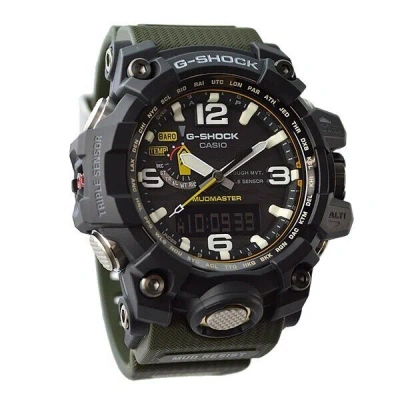 Pre-owned Casio G-shock Mudmaster Gwg-1000-1a3jf Black Men's Watch With Box Fast Ship