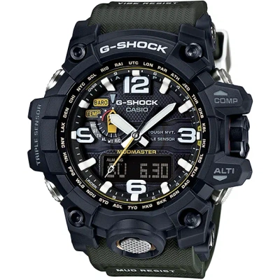 Pre-owned Casio G-shock Mudmaster Gwg-1000-1a3jf Radio Solar Analog Digital Watch 56.1mm