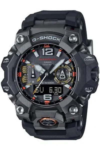 Pre-owned Casio G-shock Mudmaster Gwg-b1000ec-1ajf Limited Emergency Color Solar Watch Men