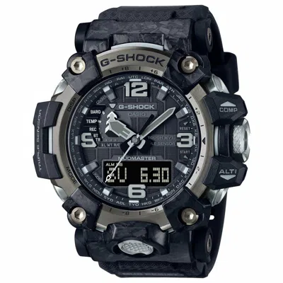 Pre-owned Casio G-shock Mudmaster Master Of Gwg-2000-1a1jf Radio Solar Watch Carbon Core