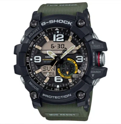 Pre-owned Casio G-shock Mudmaster Of Green Resin Watch Gg-1000-1a3dr / Express