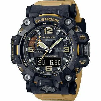 Pre-owned Casio G-shock Mudmaster Tough Solar Radio Carbon Core Men's Watch Gwg-2000-1a5