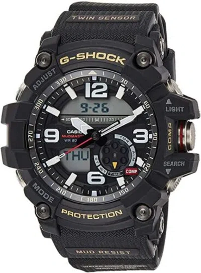 Pre-owned Casio G-shock Mudmaster Twin Sensor Mens' Sports Watch Gg-1000-1adr Usus