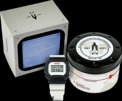 Pre-owned Casio G-shock Nasa 40th Anniversary Dw5600nasa21 Limited Edition 2021 Brand