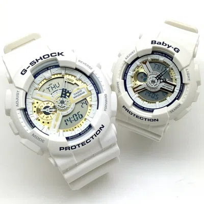 Pre-owned Casio G-shock Navy Ceramic Wristwatch ()