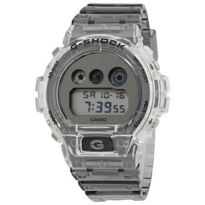 Casio G-shock Perpetual Alarm Chronograph Quartz Digital Watch Dw-6900sk-1dr In Metallic