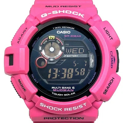 Pre-owned Casio G-shock Pink Ceramic Wristwatch () In Multi