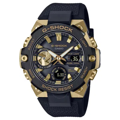 Casio G-shock Quartz Analog-digital Black Dial Men's Watch Gstb400gb-1a9 In Black / Gold Tone / Yellow