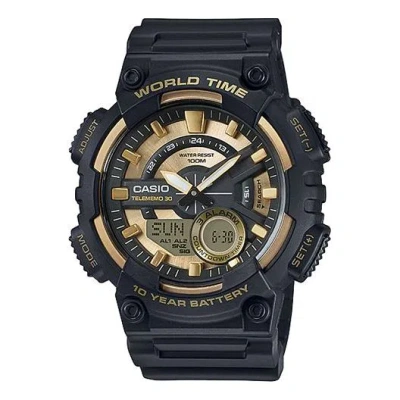Casio G Shock Quartz Sports Mens Black Analog