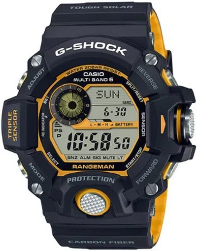 Pre-owned Casio G-shock Rangeman Emergency Color Gw-9400yj-1jf Men's Yellow From Japan