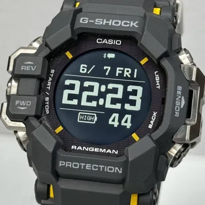 Pre-owned Casio G-shock Rangeman Gpr-h1000-1jr Master Of Bluetooth Gps Men Watch Japan