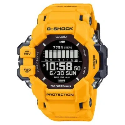 Pre-owned Casio G-shock Gpr-h1000-9jr Rangeman Master Of Bluetooth Gps Men Watch