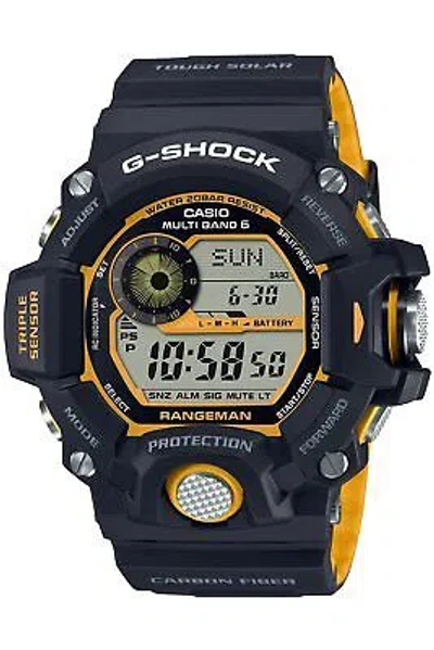 Pre-owned Casio G-shock Rangeman Gw-9400yj-1jf Master Of Limited Solar Digital Watch Men