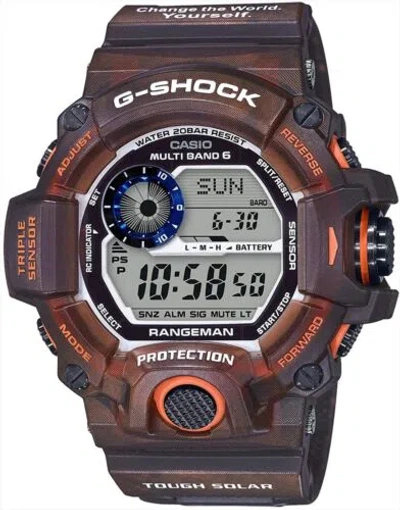 Pre-owned Casio G-shock Rangeman Gw-9405kj-5jr Solar Radio Men's Watch In Box
