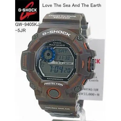Pre-owned Casio G-shock Rangeman Gw-9405kj-5jr Solar Radio Men's Watch In Box