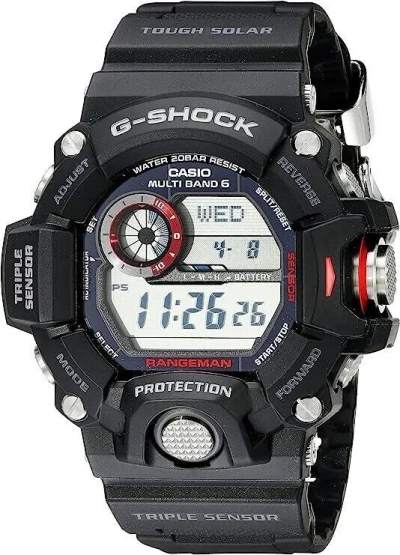 Pre-owned Casio G-shock Rangeman Master Of Gw-9400-1cr