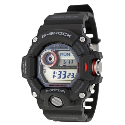 Casio G-shock Rangeman Multi-band 6 Atomic Timekeeping Digital Dial Men's Watch Gw9400-1 In Black
