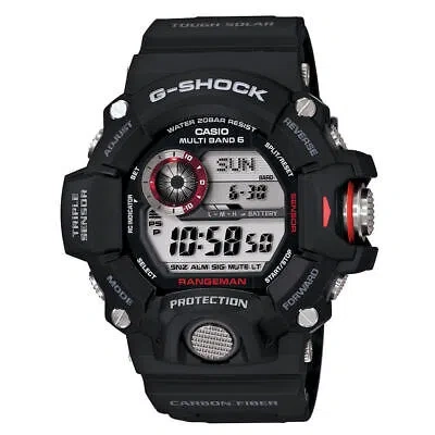 Pre-owned Casio G-shock Rangeman Solar Triple Sensor Watch