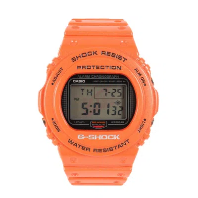 Pre-owned Casio G-shock Resin Wristwatch () In Orange