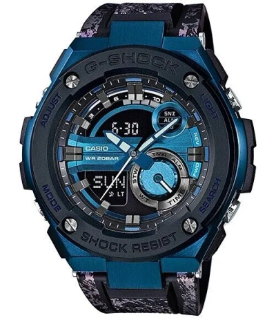 Pre-owned Casio G-shock S-steel Layer Guard Structure Men's Watch Gst-200cp-2a
