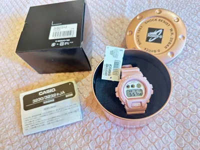 Pre-owned Casio G-shock Sakura Storm Series Dw-6900tcb -4jr Dw6900 Limited Soft Pink