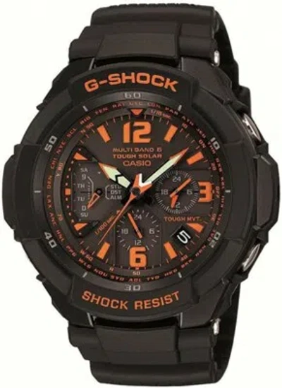 Pre-owned Casio G-shock Sky Cockpit Solar Radio Multiband 6 Gw-3000b-1ajf Watch Japan