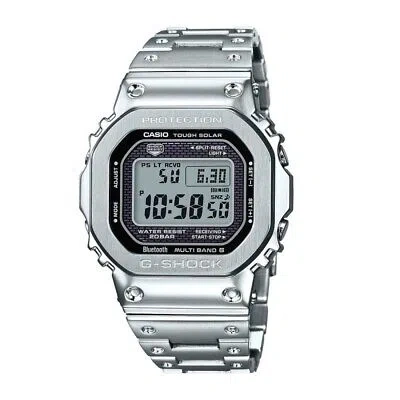 Pre-owned Casio G-shock Solar Radio Toughness Watch Gmw-b5000d-1jf Bluetooth Fast Ship