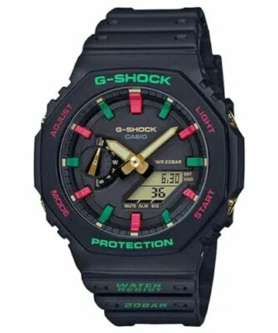 Pre-owned Casio G-shock Sporty Winter Premium Model Men's Watch Ga-2100th-1a