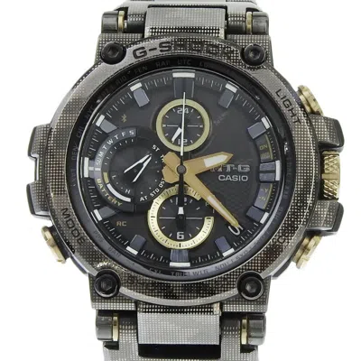 Pre-owned Casio G-shock Stainless Steel () In Black