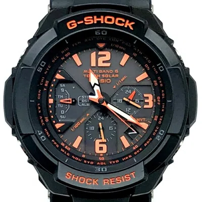 Pre-owned Casio G-shock Stainless Steel Wristwatch ()