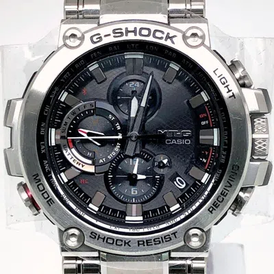 Pre-owned Casio G-shock Stainless Steel Wristwatch ()