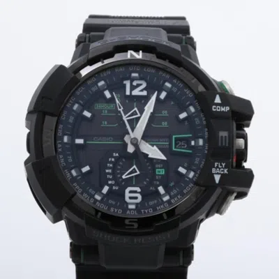 Pre-owned Casio G-shock Stainless Steel Wristwatch () In Black
