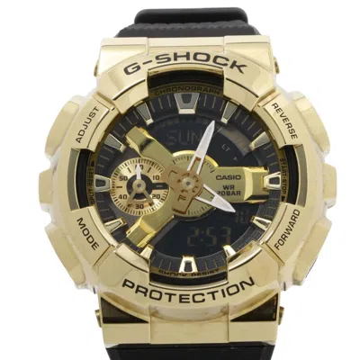 Pre-owned Casio G-shock Stainless Steel Wristwatch () In Gold