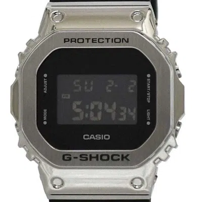 Pre-owned Casio G-shock Stainless Steel Wristwatch () In Silver
