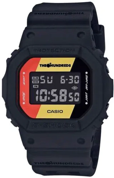 Pre-owned Casio G-shock The Hundreds Dw-5600hdr-1jr Men's Watch 2018 In Box