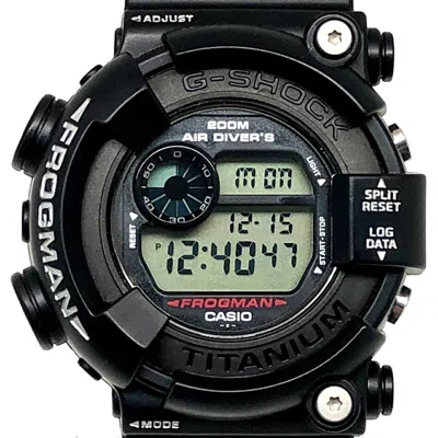 Pre-owned Casio G-shock Titanium Wristwatch () In Black