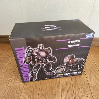 Pre-owned Casio G-shock Transformers Dw-5600tf19-set Master Nemesis Prime Watch Red Dial